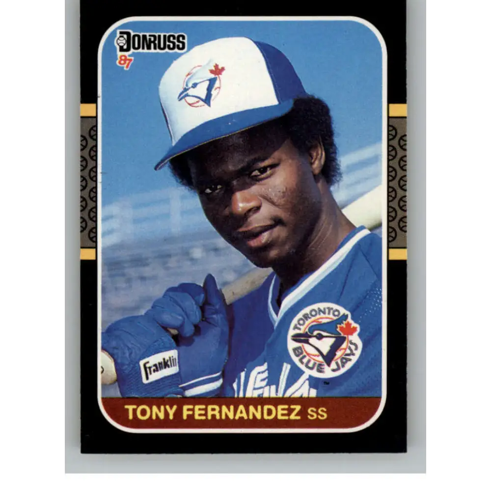 1987 Donruss #72 Tony Fernandez EX Excellent Toronto Blue Jays Baseball Card  Image 1