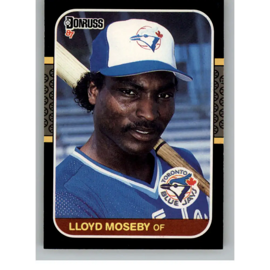 1987 Donruss #74 Lloyd Moseby EX Excellent Toronto Blue Jays Baseball Card  Image 1