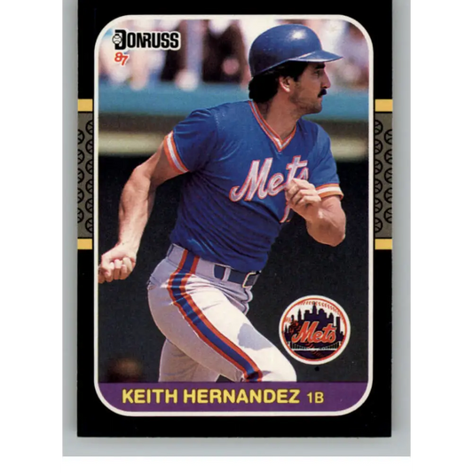 1987 Donruss #76 Keith Hernandez EX Excellent New York Mets Baseball Card  Image 1