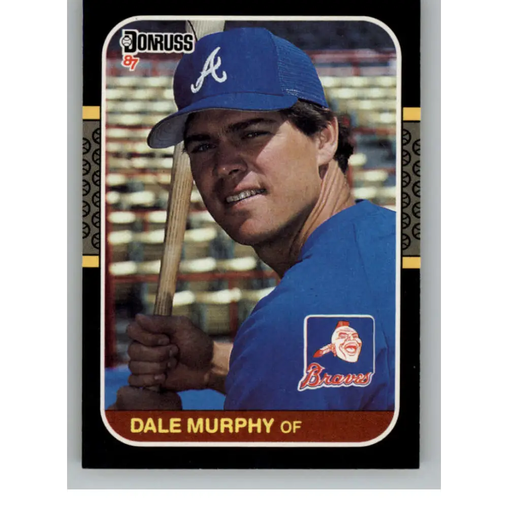 1987 Donruss #78 Dale Murphy EX Excellent Atlanta Braves Baseball Card  Image 1