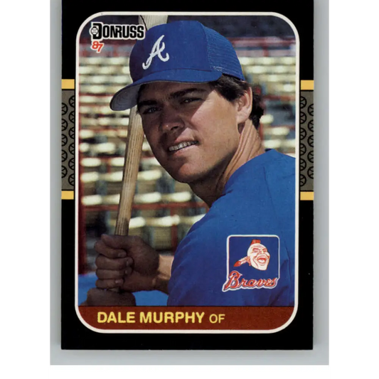 1987 Donruss #78 Dale Murphy EX Excellent Atlanta Braves Baseball Card  Image 1