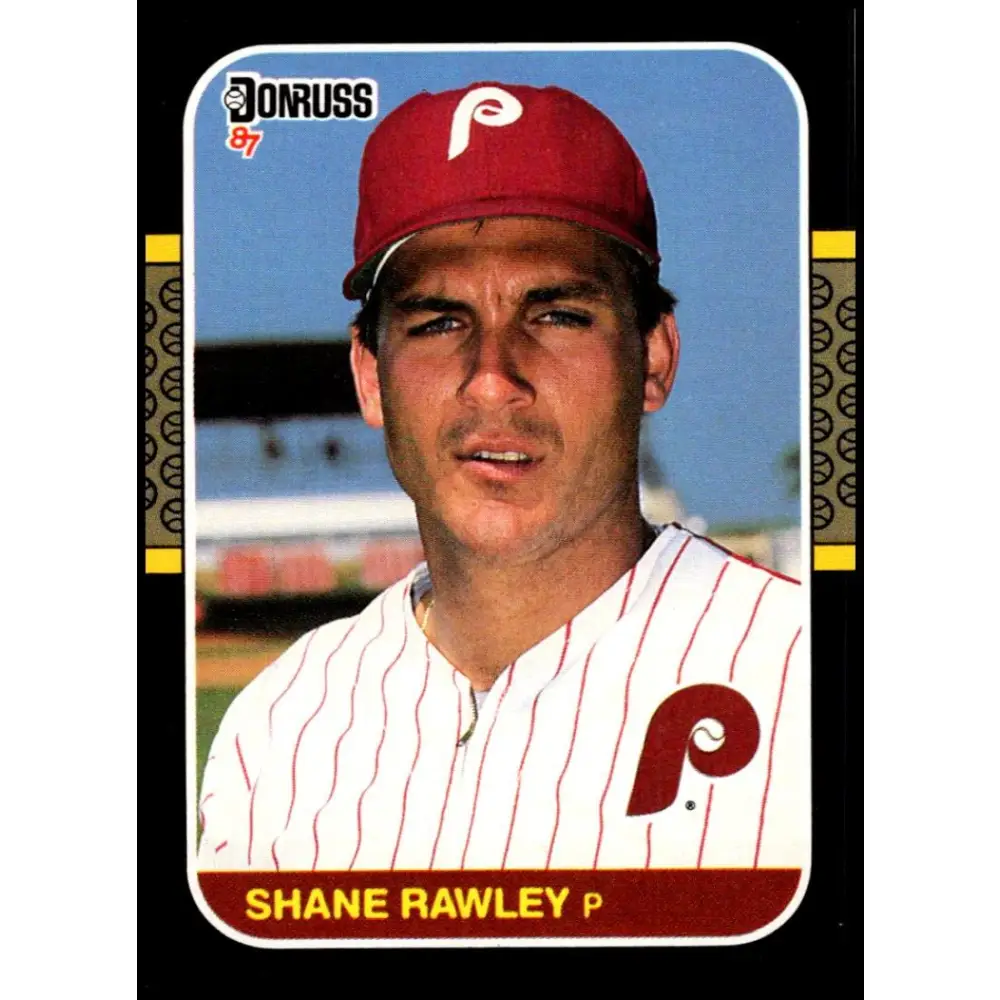 1987 Donruss #83 Shane Rawley EX Excellent Philadelphia Phillies Baseball Card  Image 1