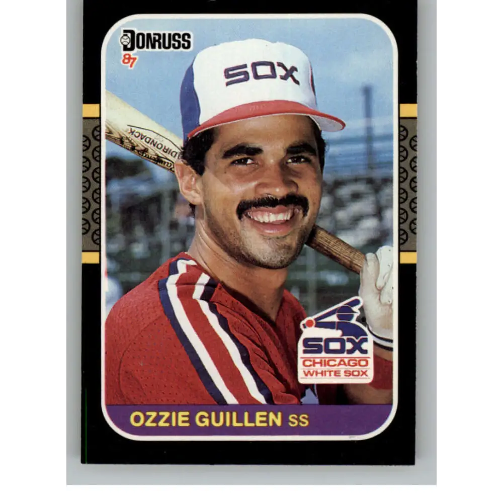 1987 Donruss #87 Ozzie Guillen EX Excellent Chicago White Sox Baseball Card  Image 1