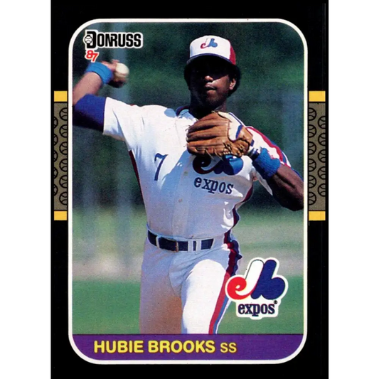 1987 Donruss #88 Hubie Brooks EX Excellent Montreal Expos Baseball Card  Image 1