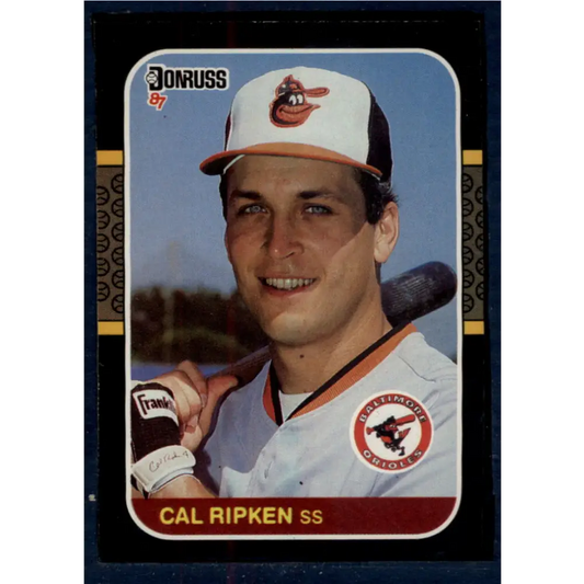 1987 Donruss #89 Cal Ripken Jr. EX Excellent Baltimore Orioles Baseball Card  Image 1