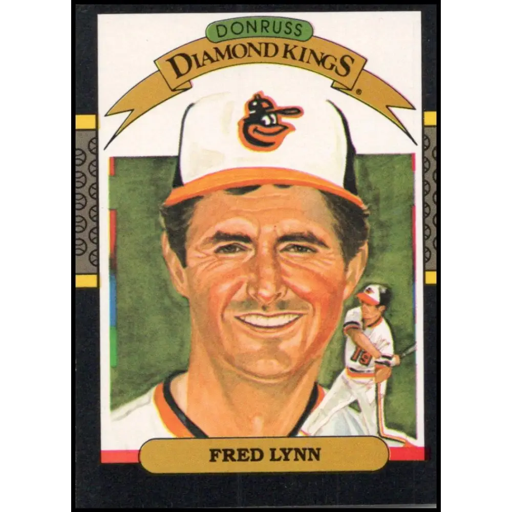 1987 Donruss #9 Fred Lynn EX Excellent Baltimore Orioles Baseball Card  Image 1