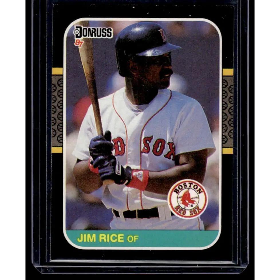 1987 Donruss #92 Jim Rice EX Boston Red Sox Baseball Card Image 1