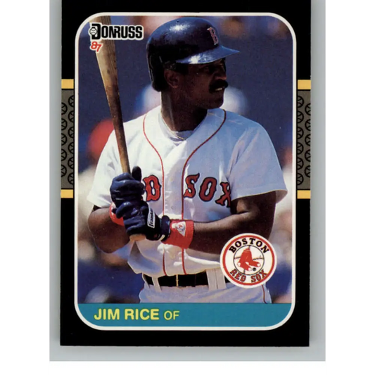 1987 Donruss #92 Jim Rice EX Excellent Boston Red Sox Baseball Card  Image 1