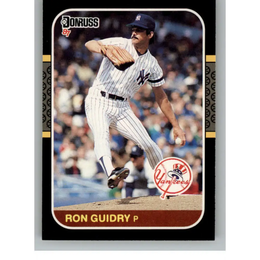 1987 Donruss #93 Ron Guidry EX Excellent New York Yankees Baseball Card  Image 1