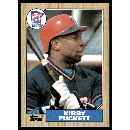 1987 Topps #450 Kirby Puckett EX/NM Minnesota Twins Baseball Card Image 1