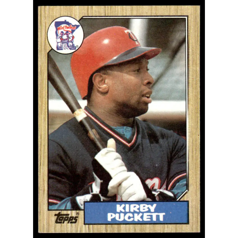 1987 Topps #450 Kirby Puckett EX/NM Minnesota Twins Baseball Card Image 1