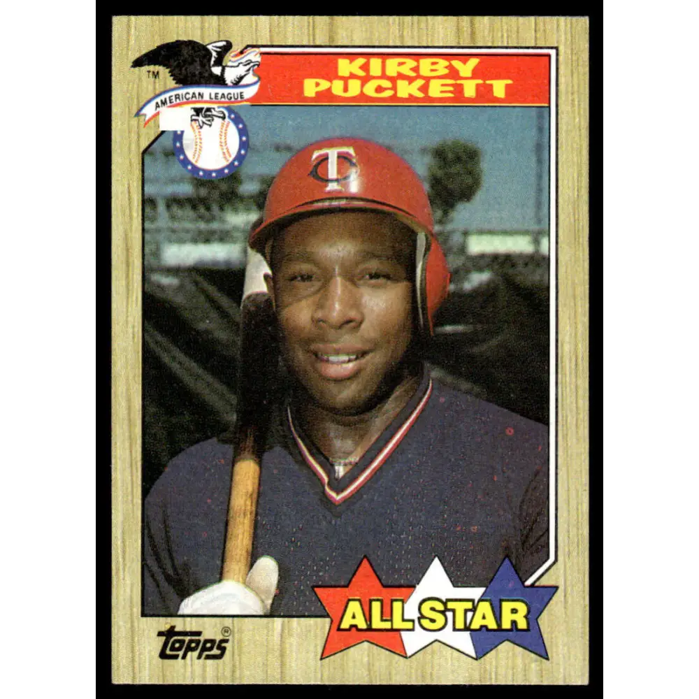 1987 Topps #611 Kirby Puckett EX/NM Minnesota Twins Baseball Card Image 1