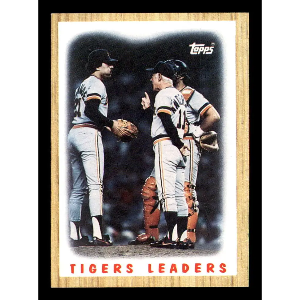 1987 Topps #631 Willie Hernandez/Sparky Anderson EX Excellent Detroit Tigers Baseball Card  Image 1