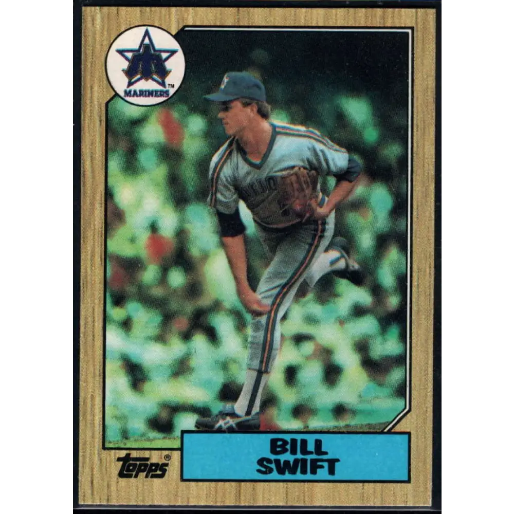 1987 Topps #67 Bill Swift EX Excellent Seattle Mariners Baseball Card  Image 1