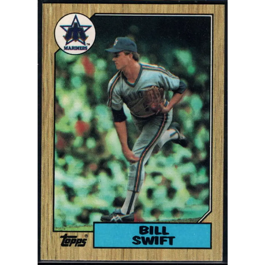 1987 Topps #67 Bill Swift EX Excellent Seattle Mariners Baseball Card  Image 1