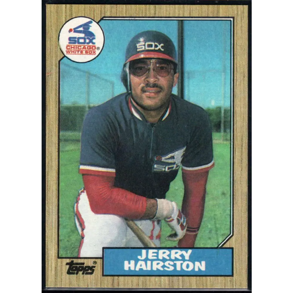 1987 Topps #685 Jerry Hairston EX Excellent Chicago White Sox Baseball Card  Image 1