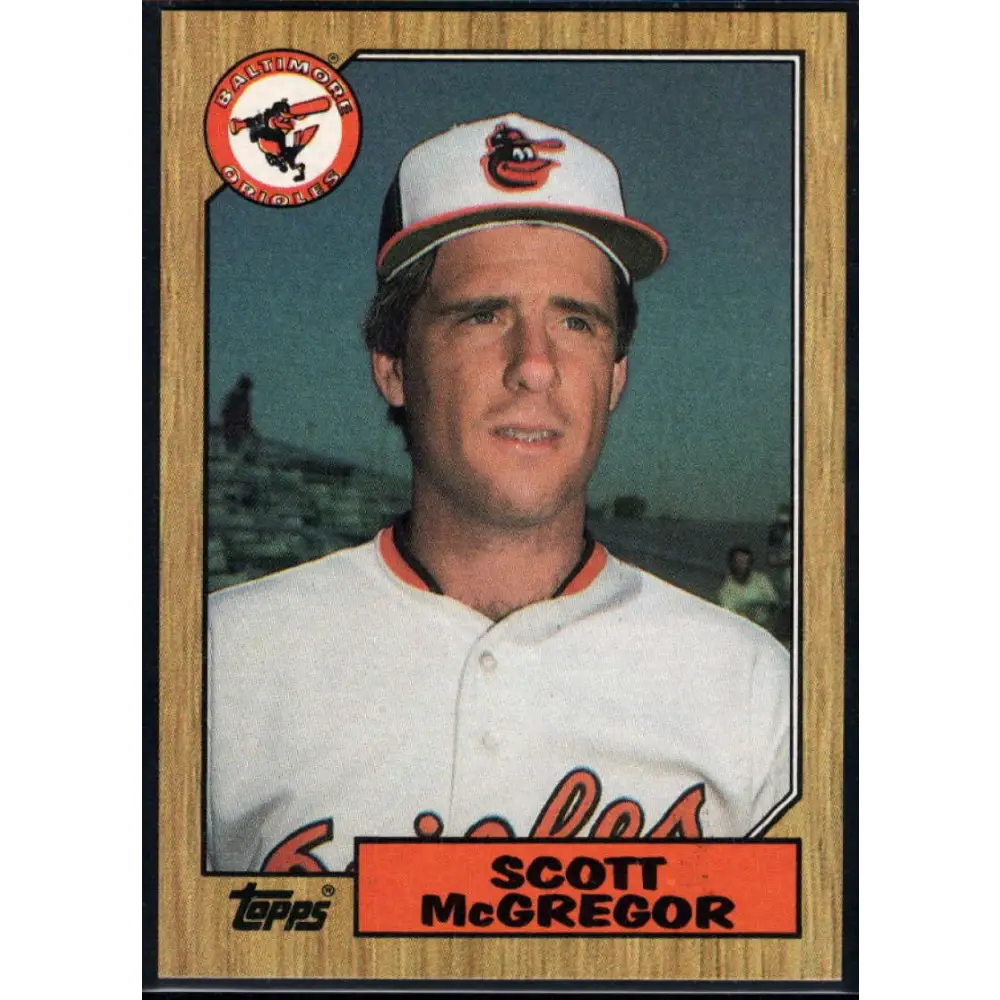 1987 Topps #708 Scott McGregor EX Excellent Baltimore Orioles Baseball Card  Image 1