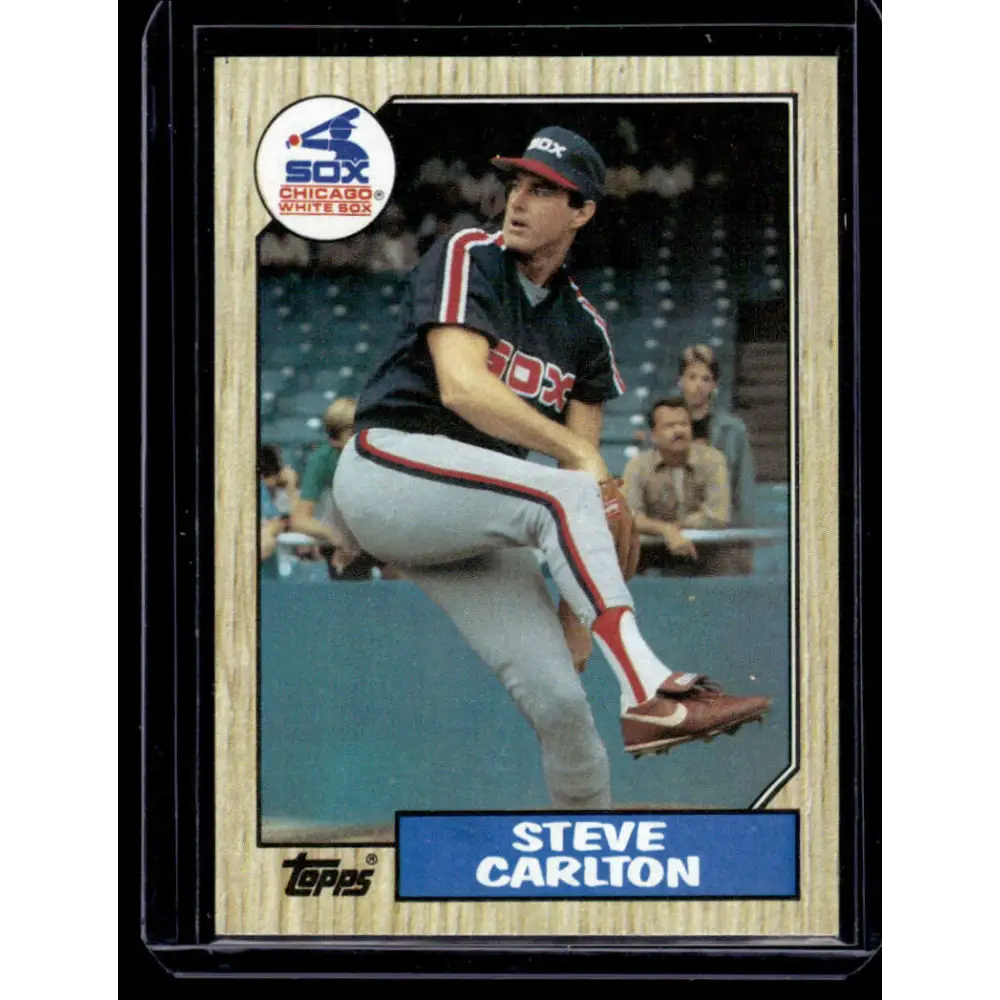 1987 Topps #718 Steve Carlton Chicago White Sox NM-MT Baseball Card Image 1