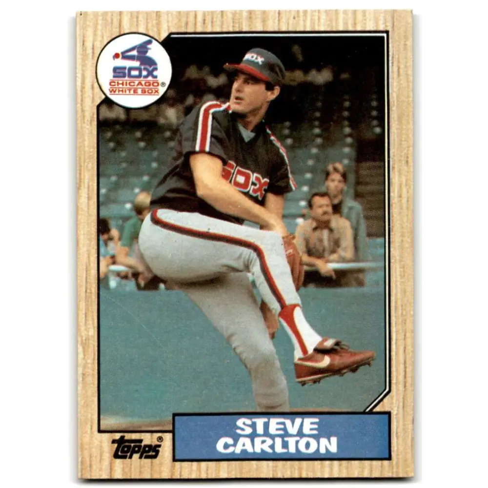 1987 Topps #718 Steve Carlton EX Excellent Chicago White Sox Baseball Card  Image 1