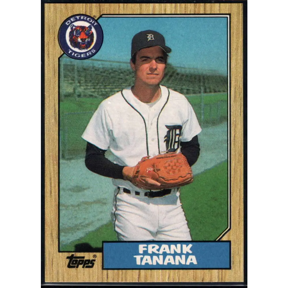 1987 Topps #726 Frank Tanana EX Excellent Detroit Tigers Baseball Card  Image 1