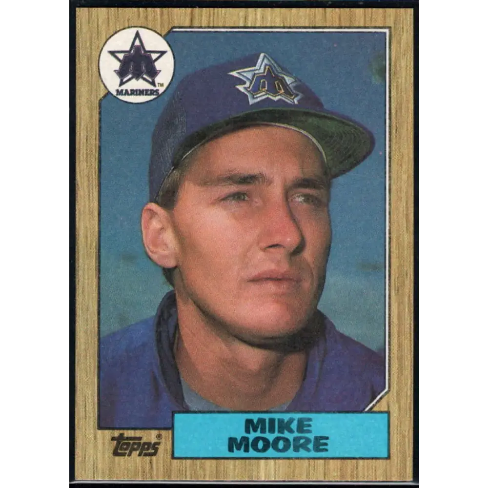 1987 Topps #727 Mike Moore EX Excellent Seattle Mariners Baseball Card  Image 1