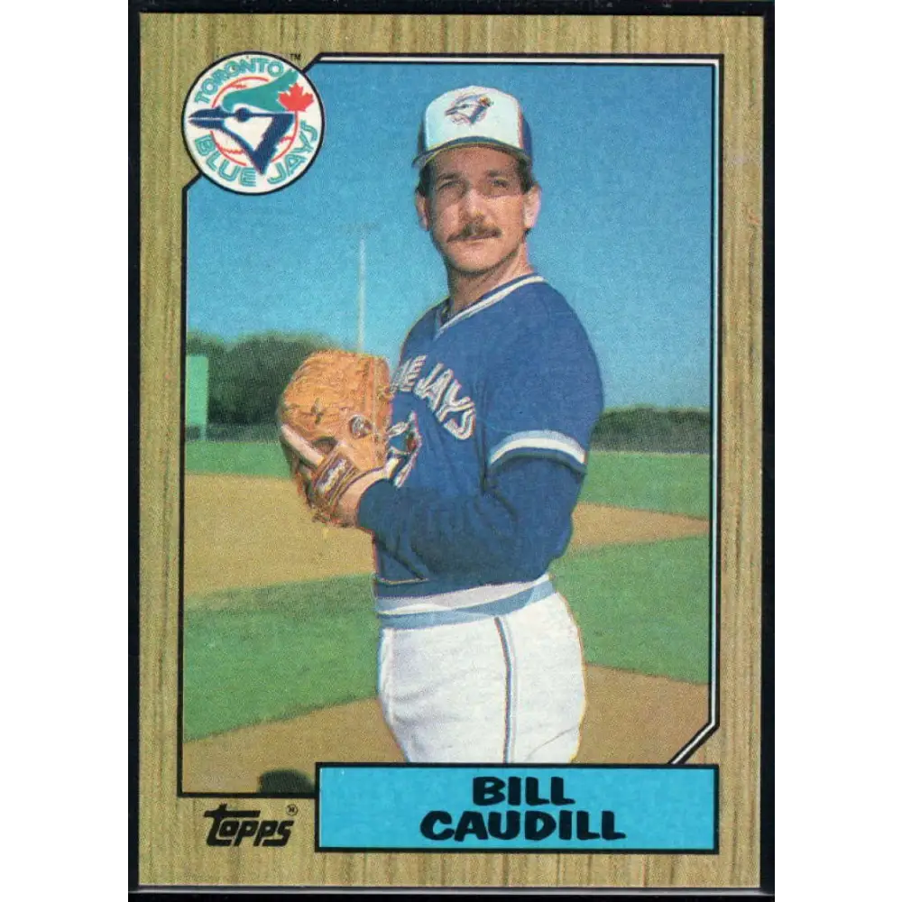1987 Topps #733 Bill Caudill EX Excellent Toronto Blue Jays Baseball Card  Image 1