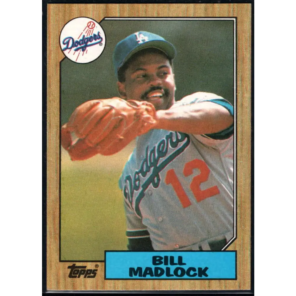 1987 Topps #734 Bill Madlock EX Excellent Los Angeles Dodgers Baseball Card  Image 1