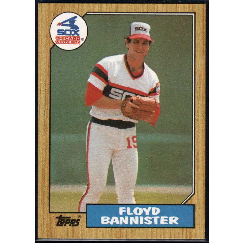 1987 Topps #737 Floyd Bannister EX Excellent Chicago White Sox Baseball Card  Image 1