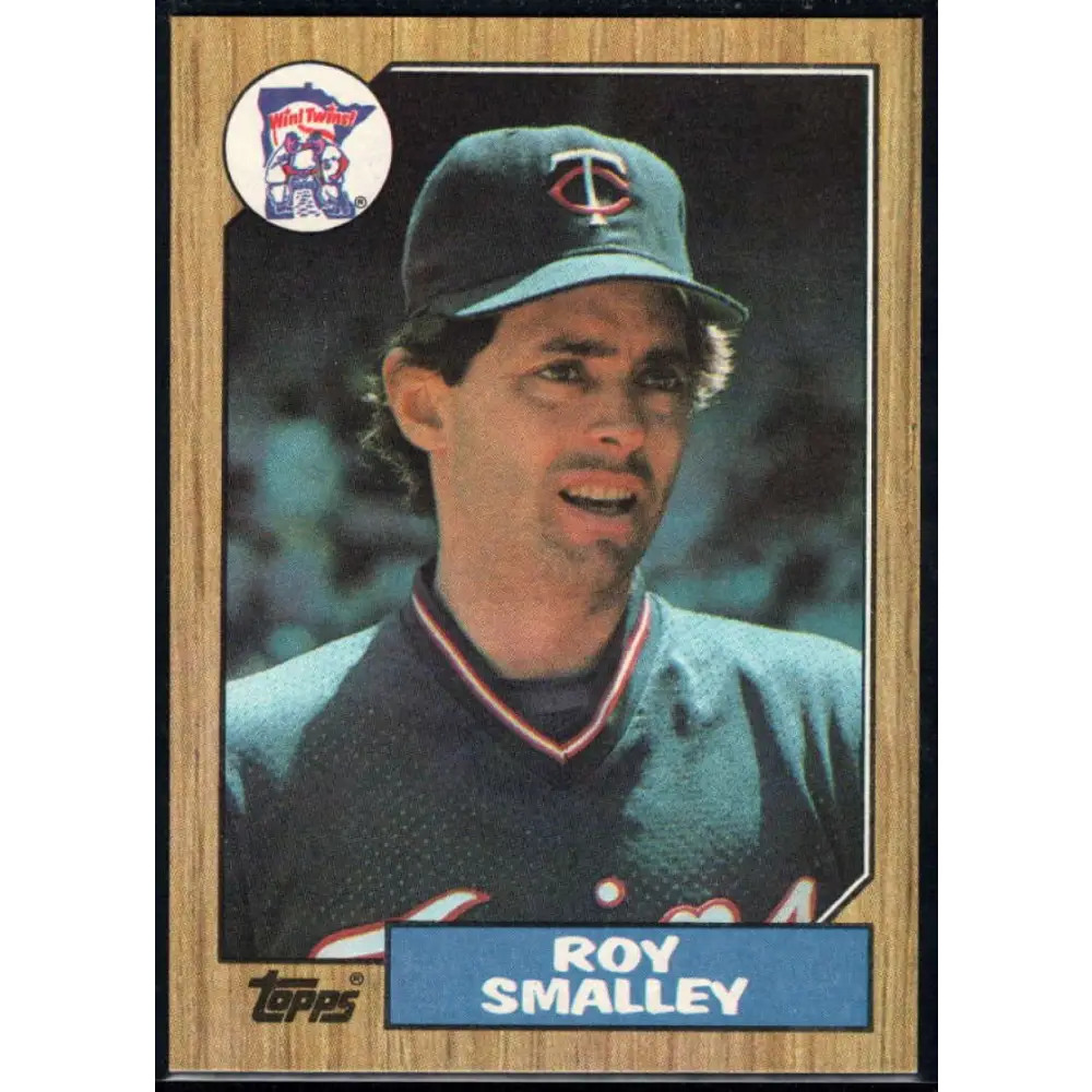 1987 Topps #744 Roy Smalley EX Excellent Minnesota Twins Baseball Card  Image 1