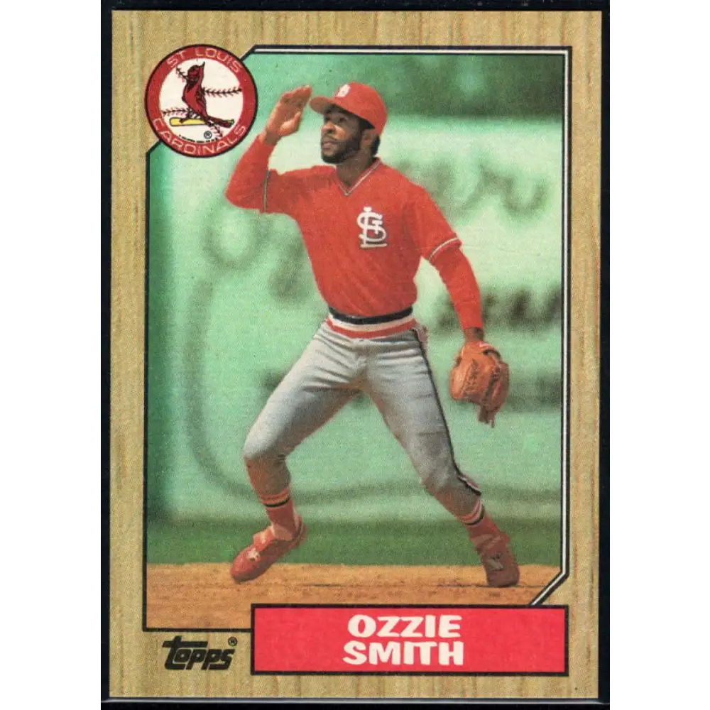 1987 Topps #749 Ozzie Smith EX Excellent St. Louis Cardinals Baseball Card  Image 1