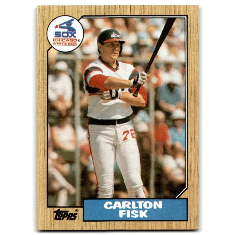 1987 Topps #756 Carlton Fisk EX Excellent Chicago White Sox Baseball Card  Image 1