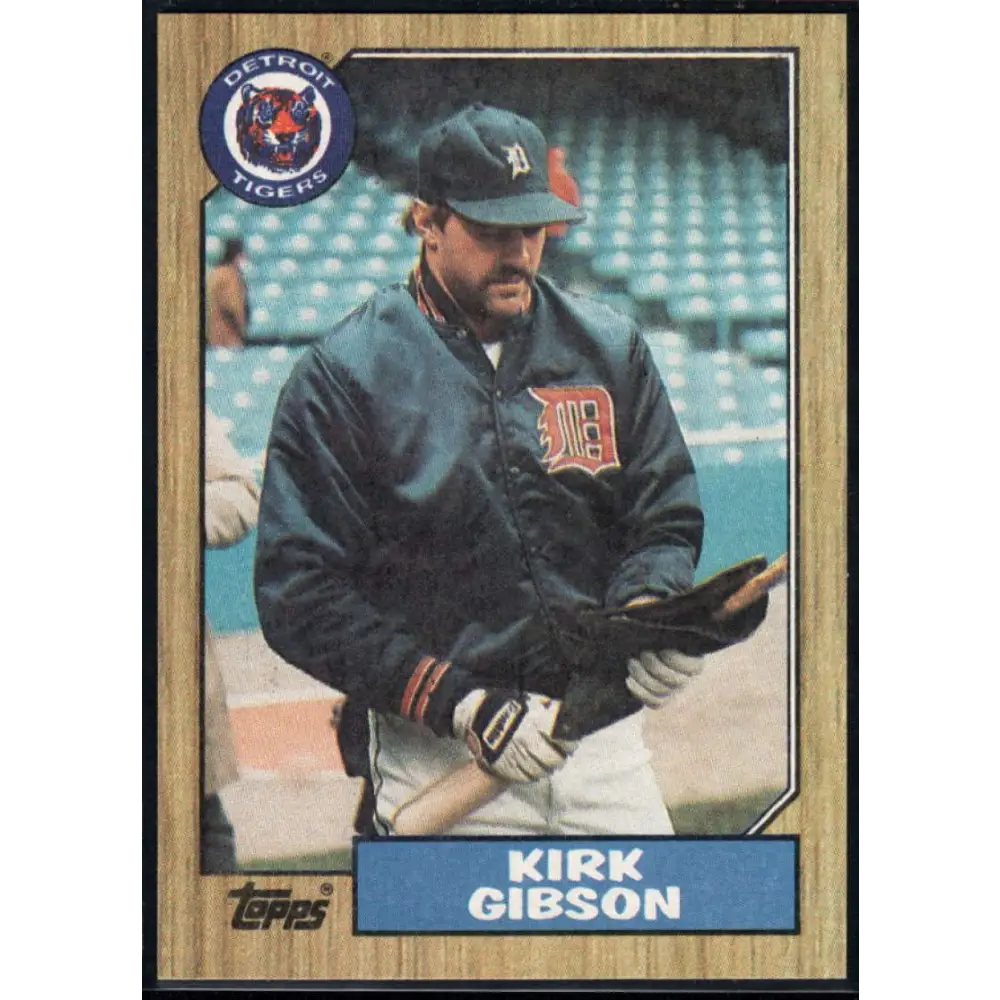 1987 Topps #765 Kirk Gibson EX Excellent Detroit Tigers Baseball Card  Image 1
