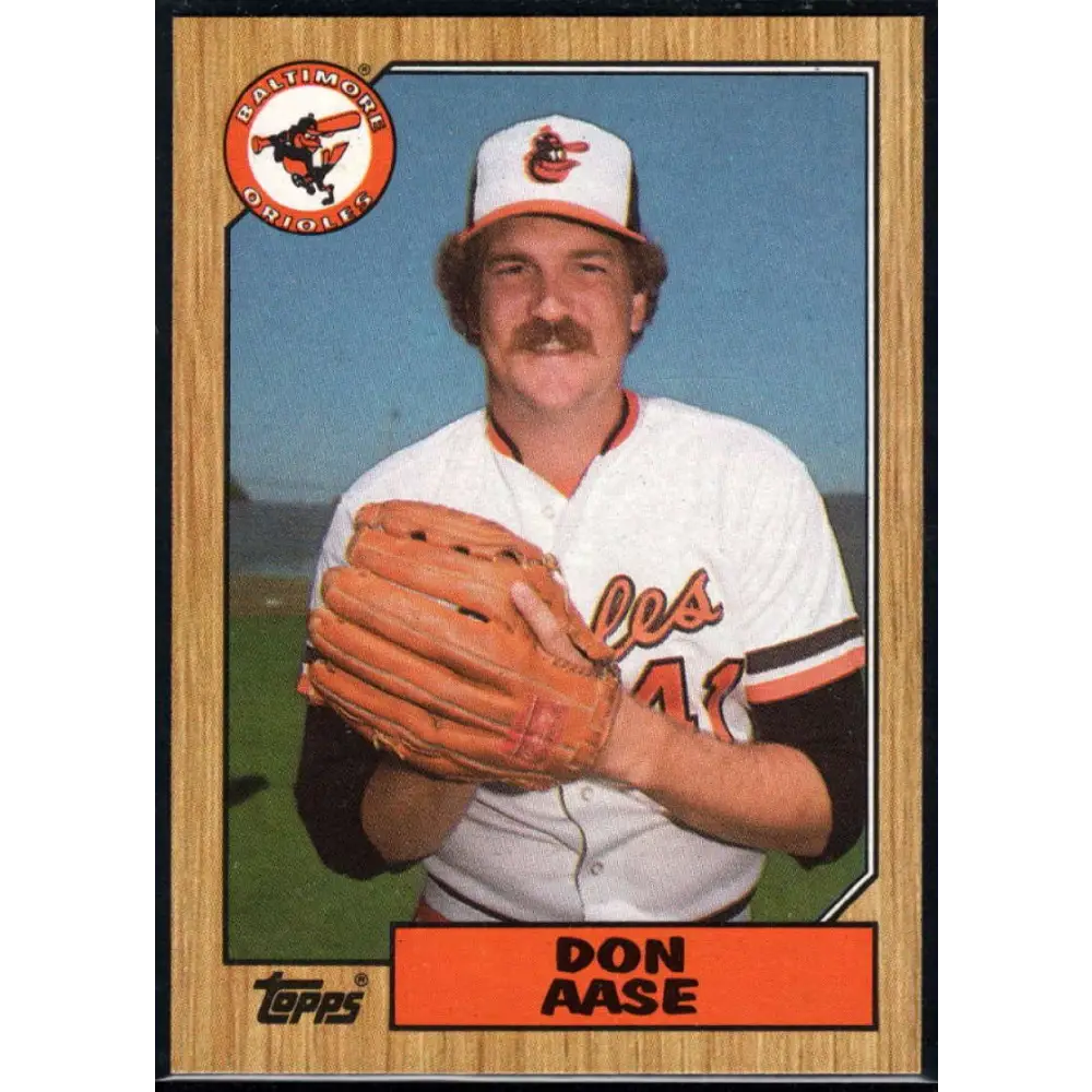 1987 Topps #766 Don Aase EX Excellent Baltimore Orioles Baseball Card  Image 1