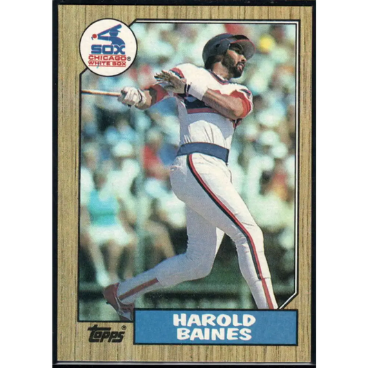 1987 Topps #772 Harold Baines EX Excellent Chicago White Sox Baseball Card  Image 1