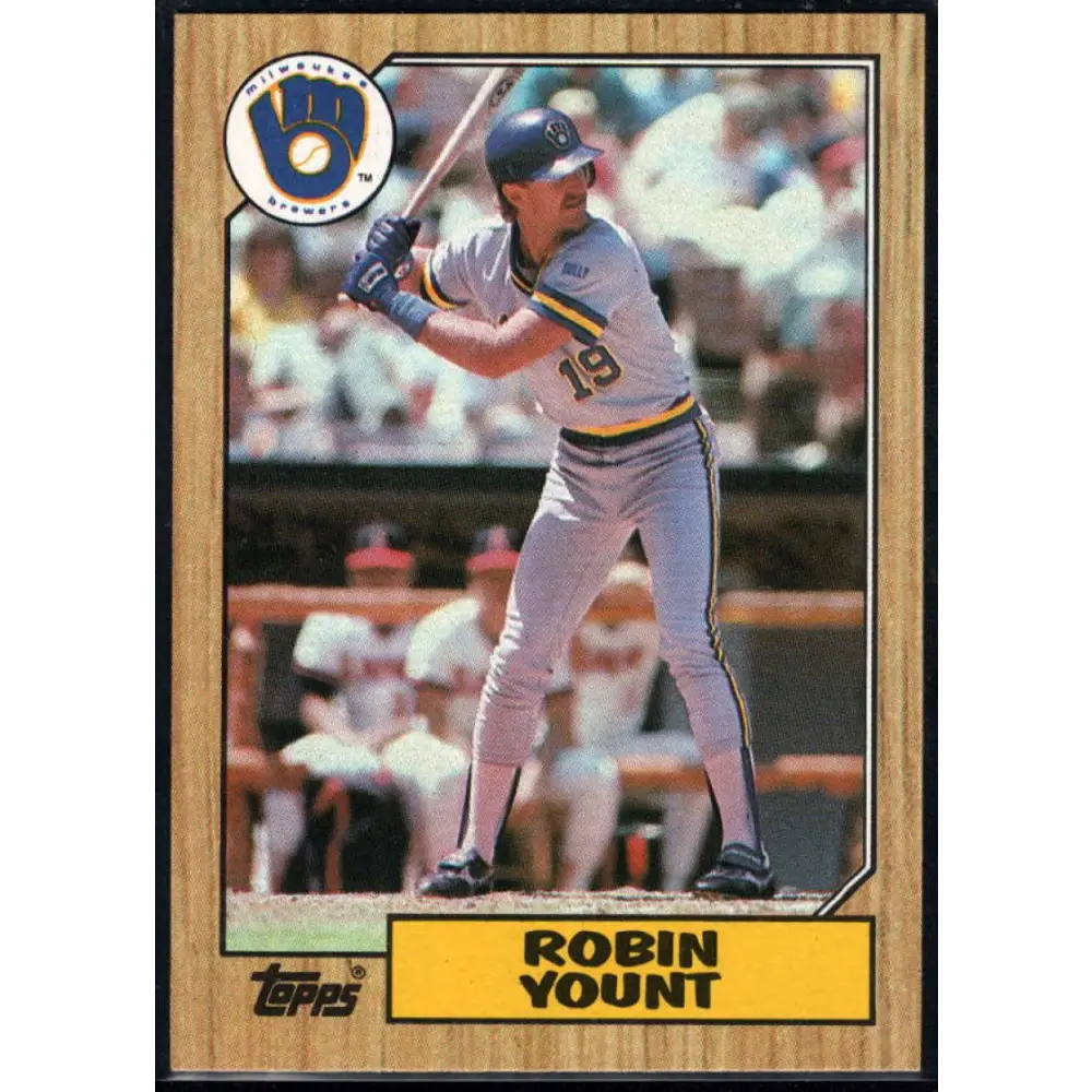 1987 Topps #773 Robin Yount EX Excellent Milwaukee Brewers Baseball Card  Image 1