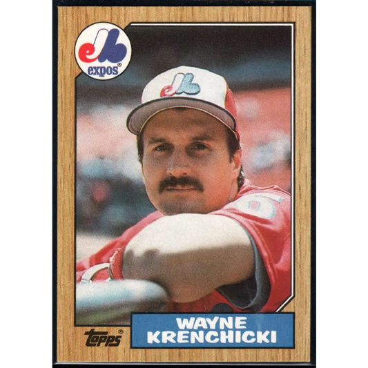 1987 Topps #774 Wayne Krenchicki EX Excellent Montreal Expos Baseball Card  Image 1
