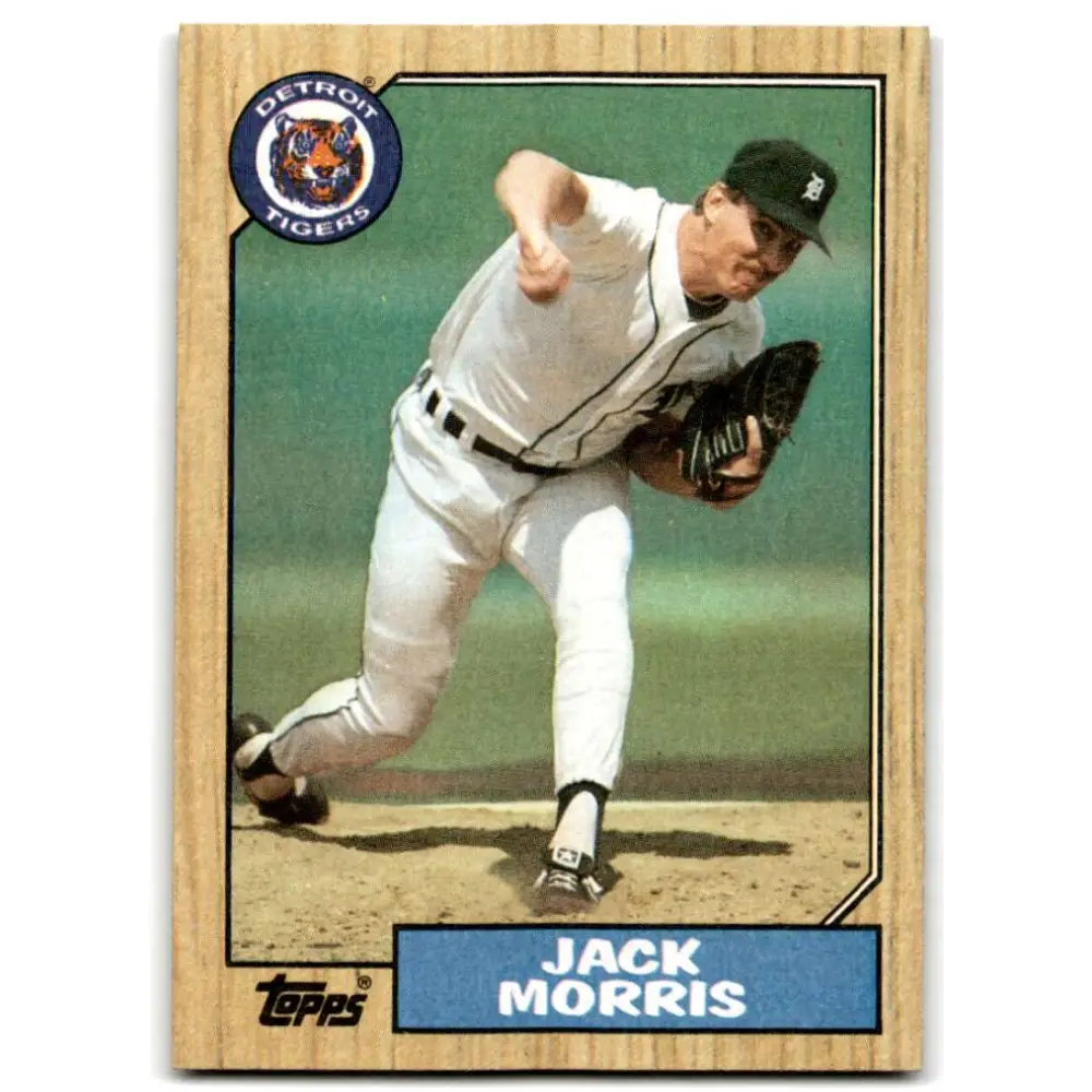 1987 Topps #778 Jack Morris EX Excellent Detroit Tigers Baseball Card  Image 1