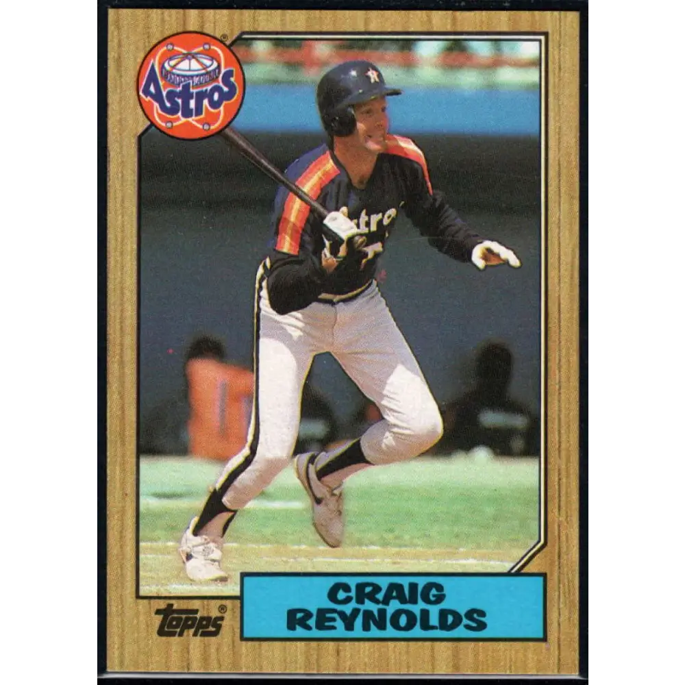 1987 Topps #779 Craig Reynolds EX Excellent Houston Astros Baseball Card  Image 1