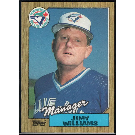 1987 Topps #786 Jimy Williams EX Excellent Toronto Blue Jays Baseball Card  Image 1