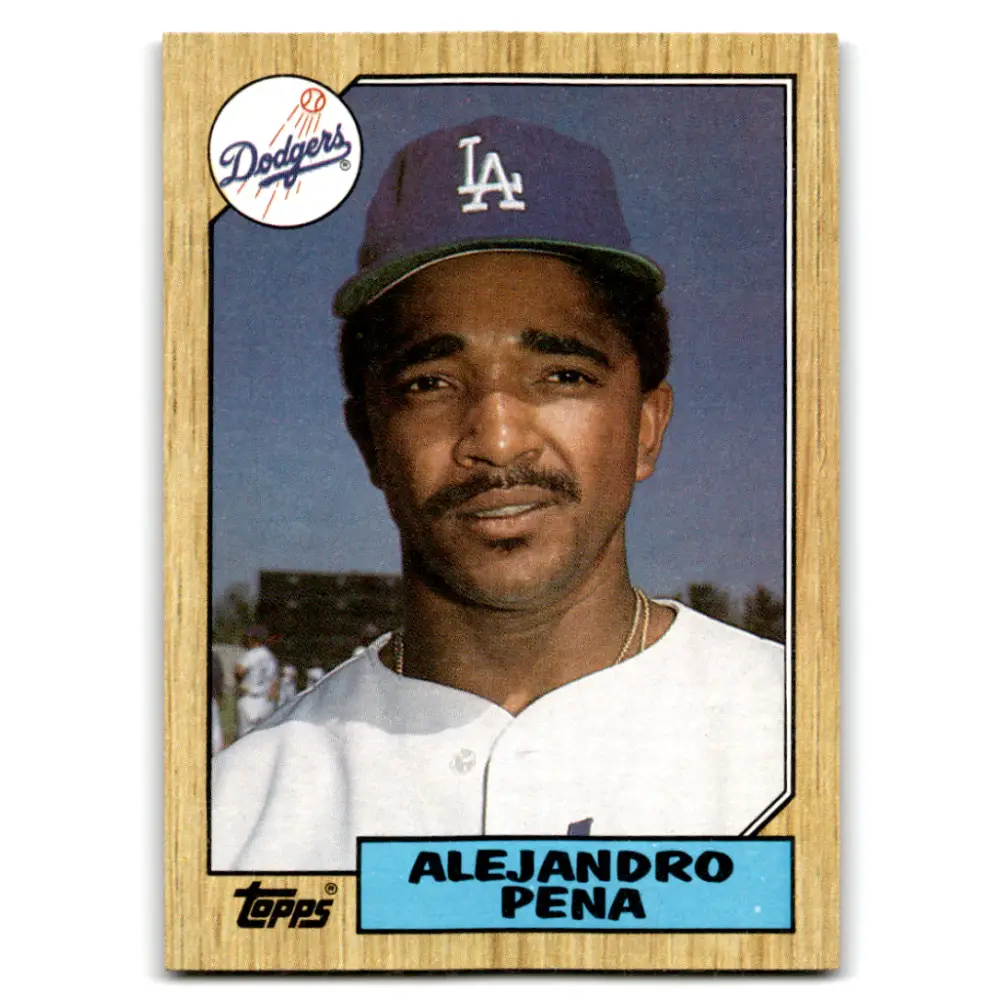1987 Topps #787 Alejandro Pena EX Excellent Los Angeles Dodgers Baseball Card  Image 1