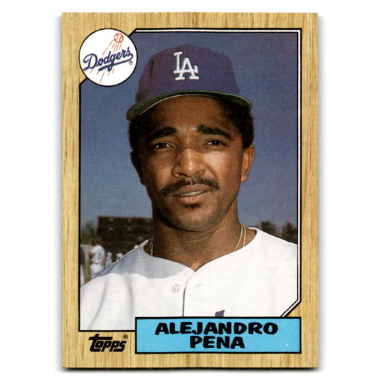 1987 Topps #787 Alejandro Pena EX Excellent Los Angeles Dodgers Baseball Card  Image 1