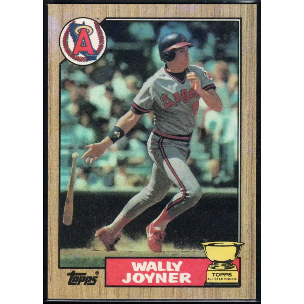 1987 Topps #80 Wally Joyner EX Excellent RC Rookie California Angels Baseball Card  Image 1