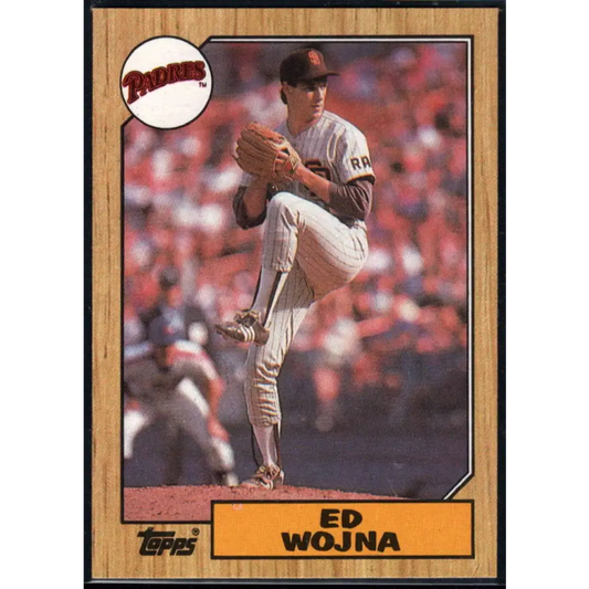 1987 Topps #88 Ed Wojna EX Excellent San Diego Padres Baseball Card  Image 1