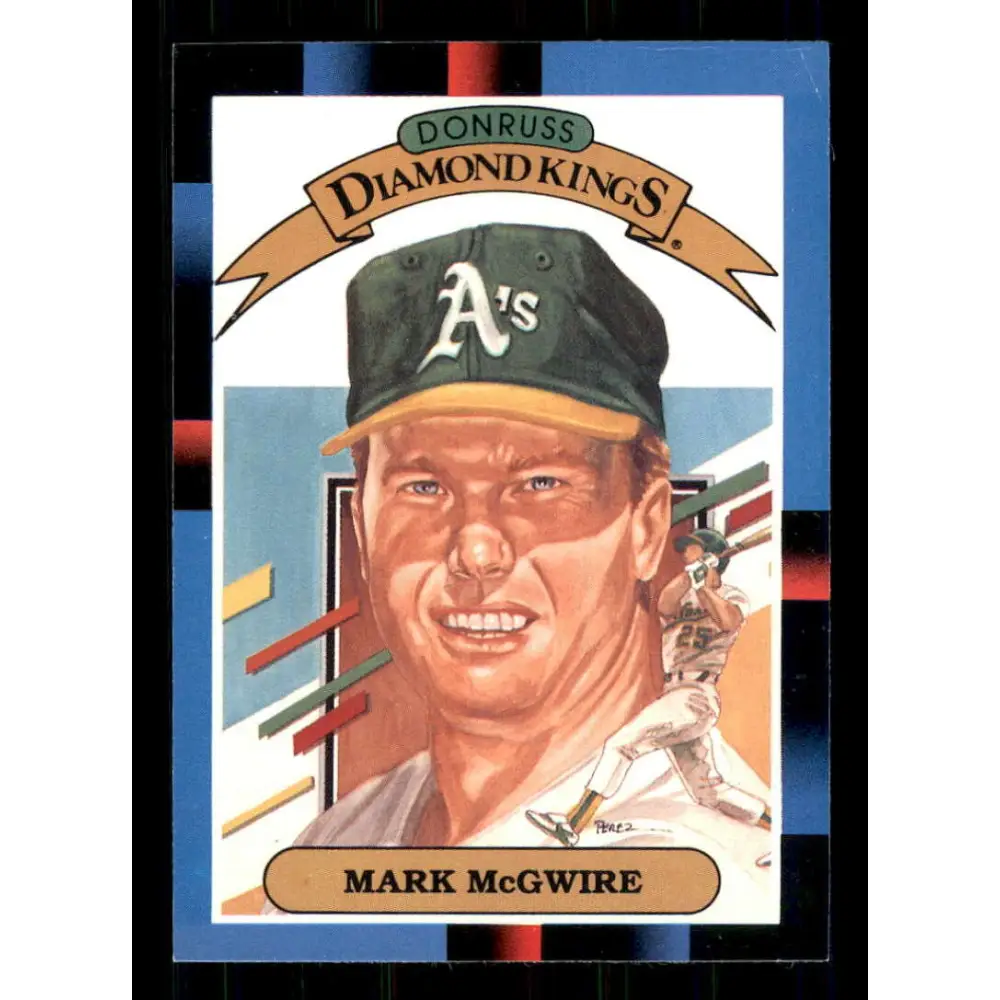 1988 Donruss #1 Mark McGwire DK EX Oakland Athletics Baseball Card Image 1