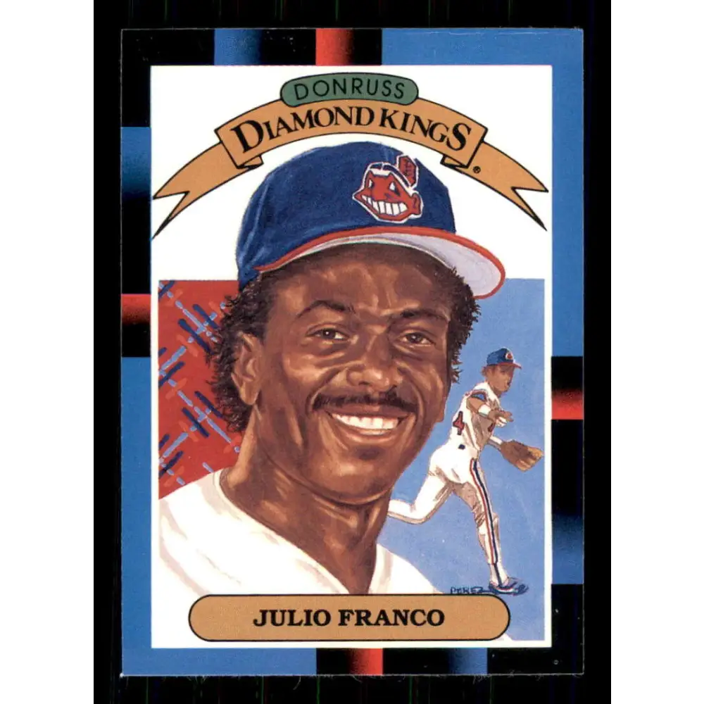 1988 Donruss #10 Julio Franco DK EX Cleveland Indians Baseball Card Image 1