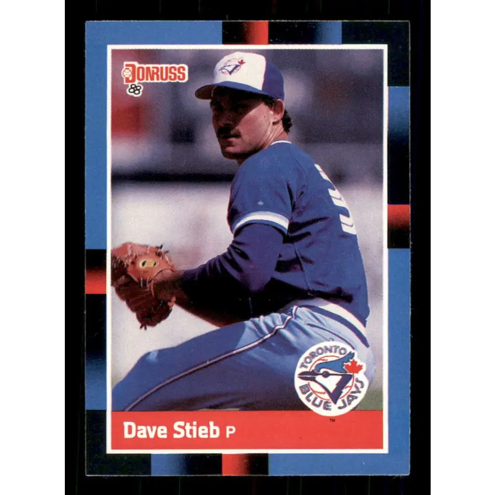 1988 Donruss #148 Dave Stieb EX Toronto Blue Jays Baseball Card Image 1