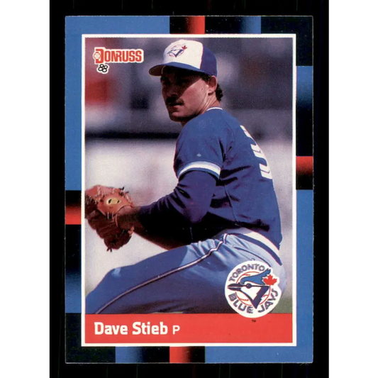1988 Donruss #148 Dave Stieb EX Toronto Blue Jays Baseball Card Image 1