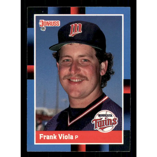 1988 Donruss #149 Frank Viola EX Minnesota Twins Baseball Card Image 1