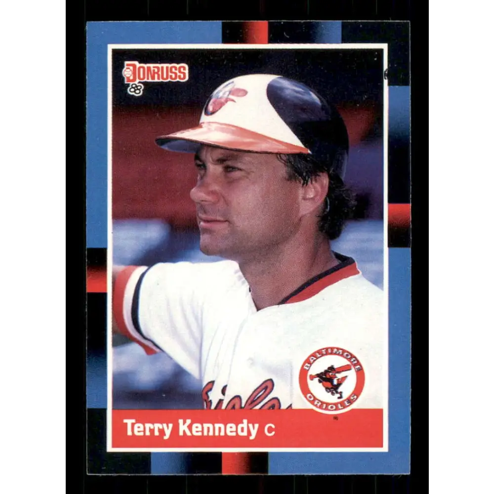 1988 Donruss #150 Terry Kennedy EX Baltimore Orioles Baseball Card Image 1