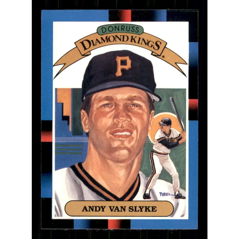 1988 Donruss #18 Andy Van Slyke DK EX Pittsburgh Pirates Baseball Card Image 1